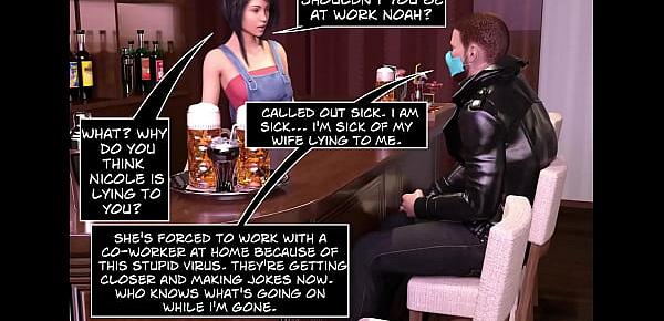  Sexy Pawg Wife Cheats With BBC Due To COVID (3D Comic)